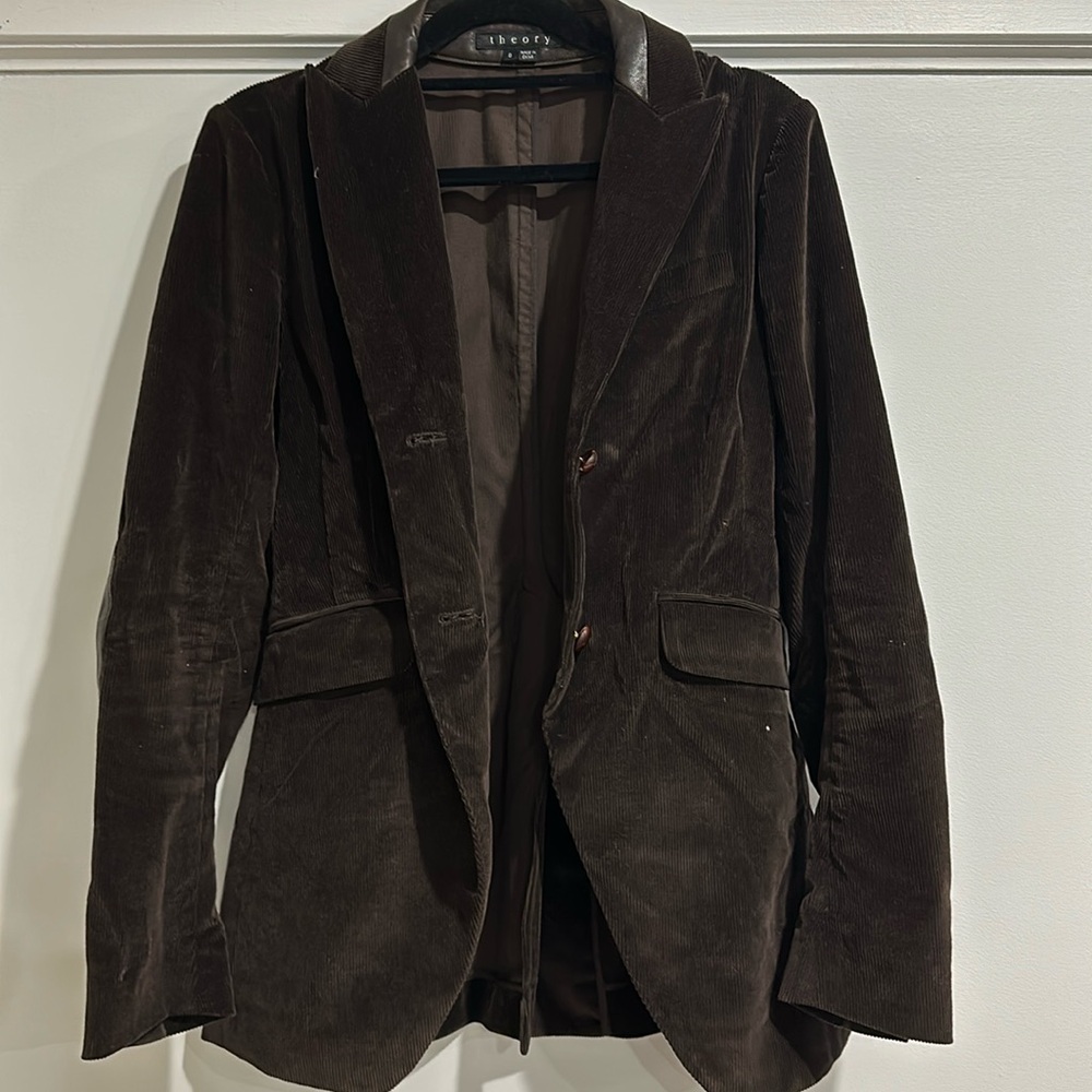Theory corderoy jacket size 0